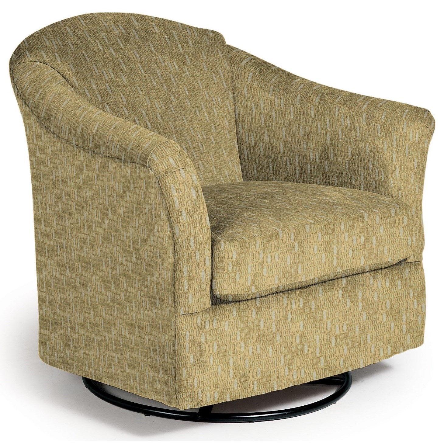 Swivel glider barrel chair outlet